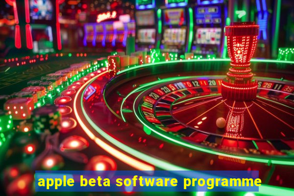 apple beta software programme